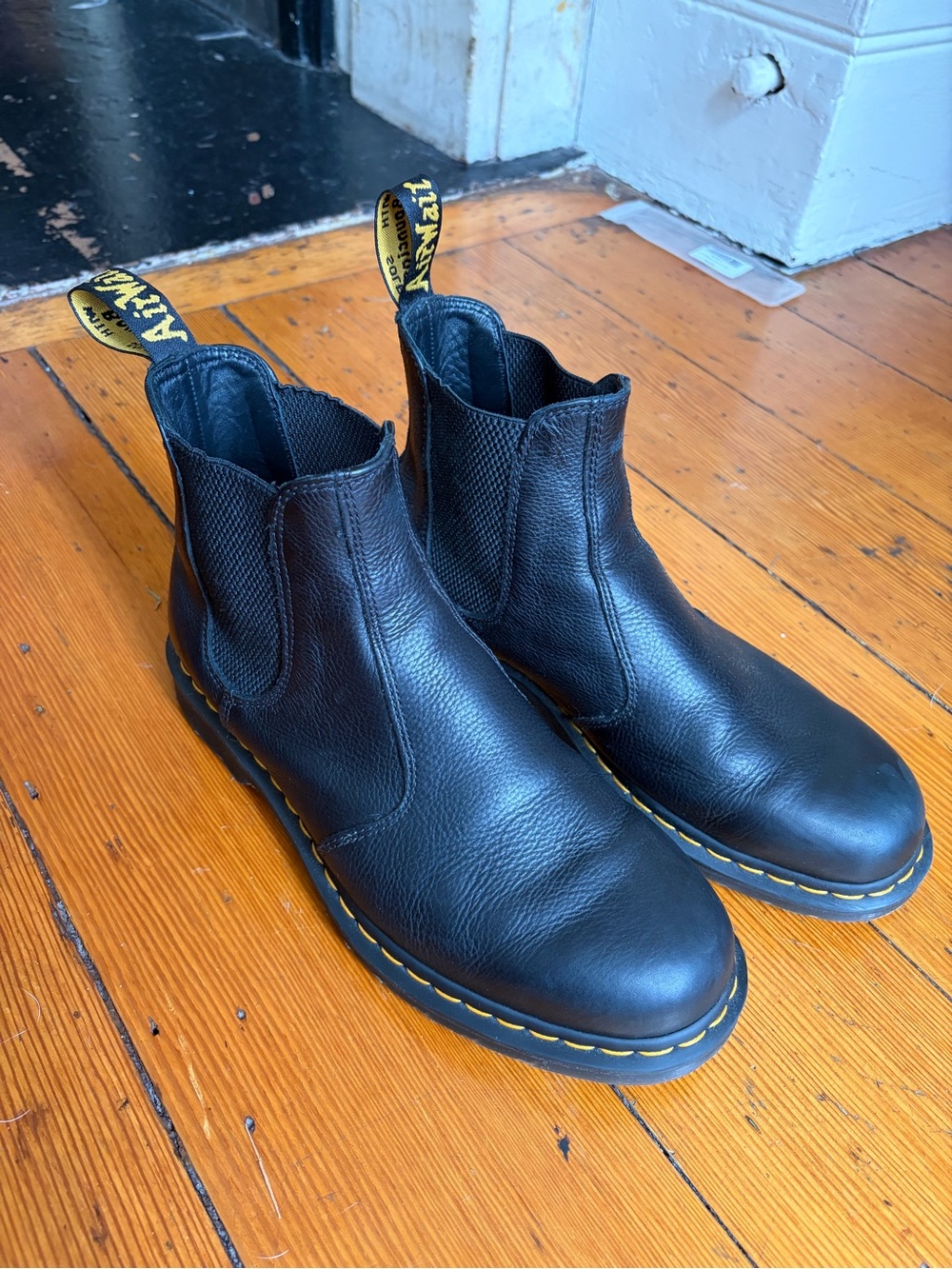 Dr. Martens Black Leather Boots